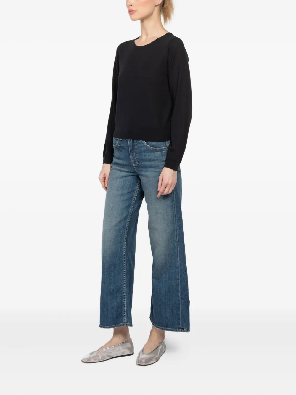  Nili Lotan Wool Jumper - Blue 