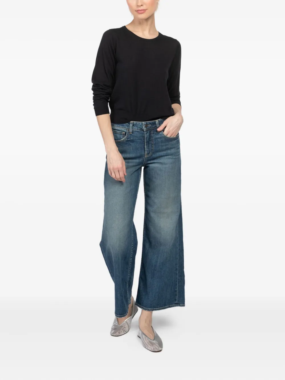 Nili Lotan Wool Jumper - Blue 