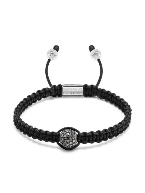 Nialaya Jewelry Fleur de Lis braided bracelet