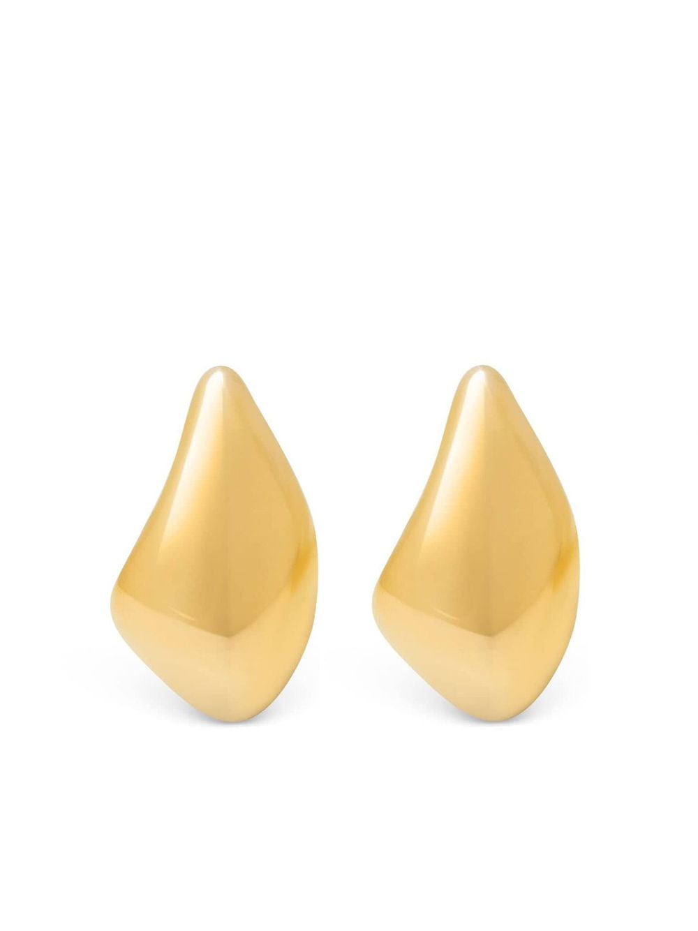 Nialaya Jewelry domed-design post-back earrings - Gold