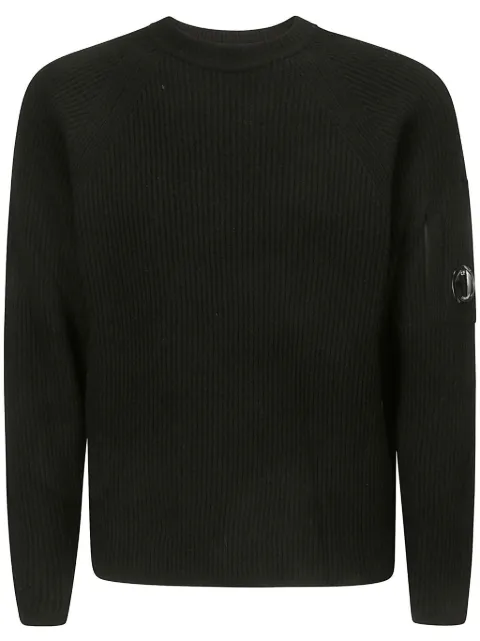 C.P. Company lens-detail ribbed jumper