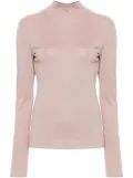 LEMAIRE high-neck cotton top - Pink