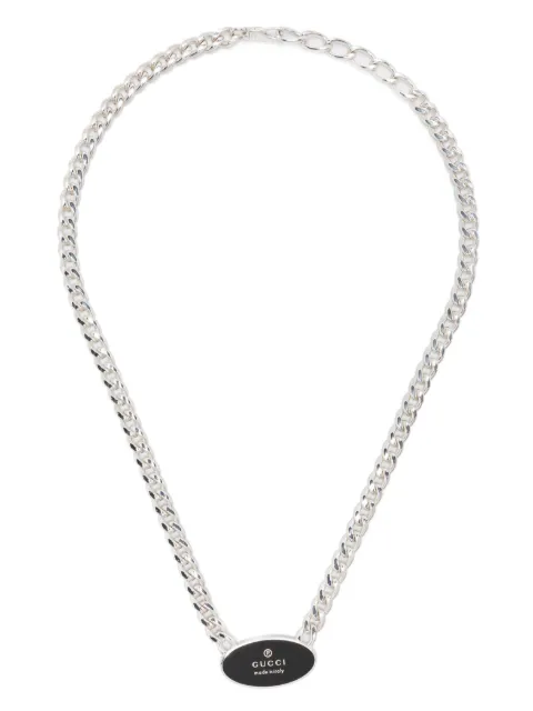 Gucci sterling silver Trademark necklace