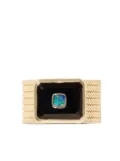 Pascale Monvoisin 9kt yellow gold Anton onxy and opal ring