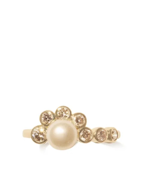 Pascale Monvoisin 9kt yellow gold Martha pearl cocktail ring