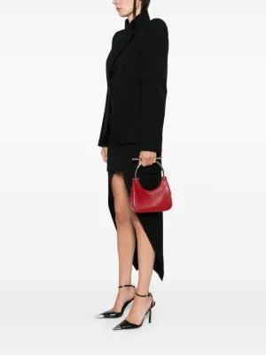 バッグ・カバンその他 ALEXANDER MCQUEEN Woman Mini bag Grey 731136DYTAB 4934 McQ Alexander McQueen Women's Studded Mini Cross Body Bag