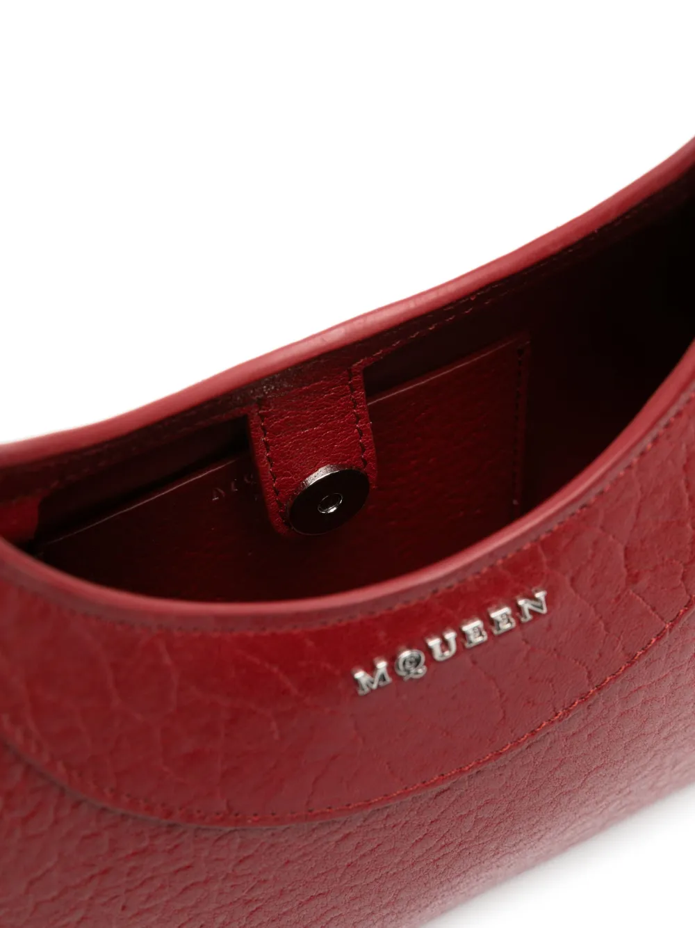 Alexander McQueen T-Bar mini-tas Rood