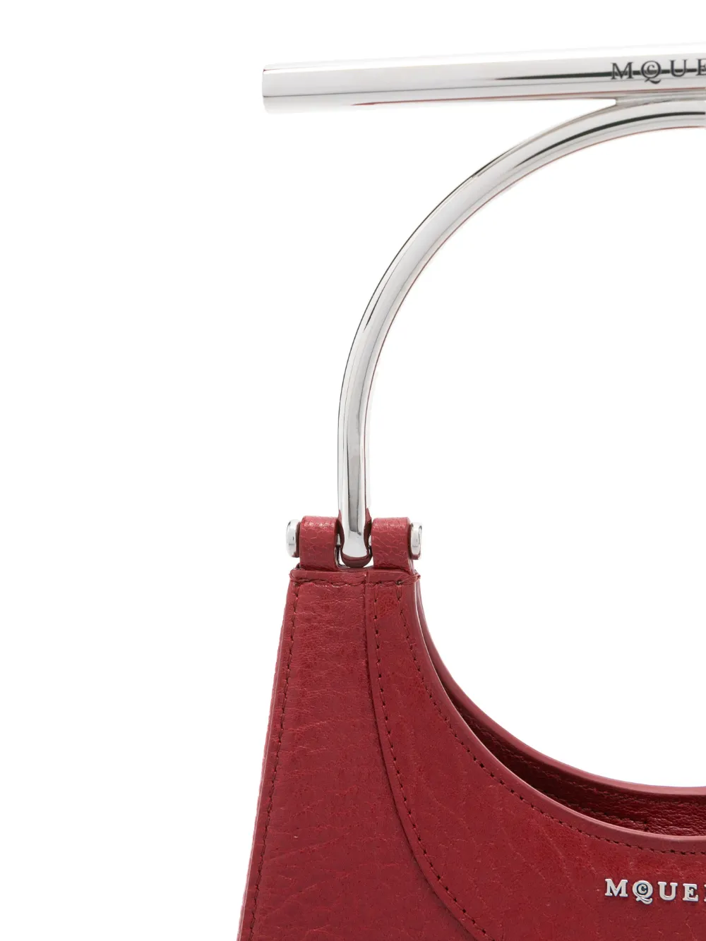Alexander McQueen T-Bar mini-tas Rood