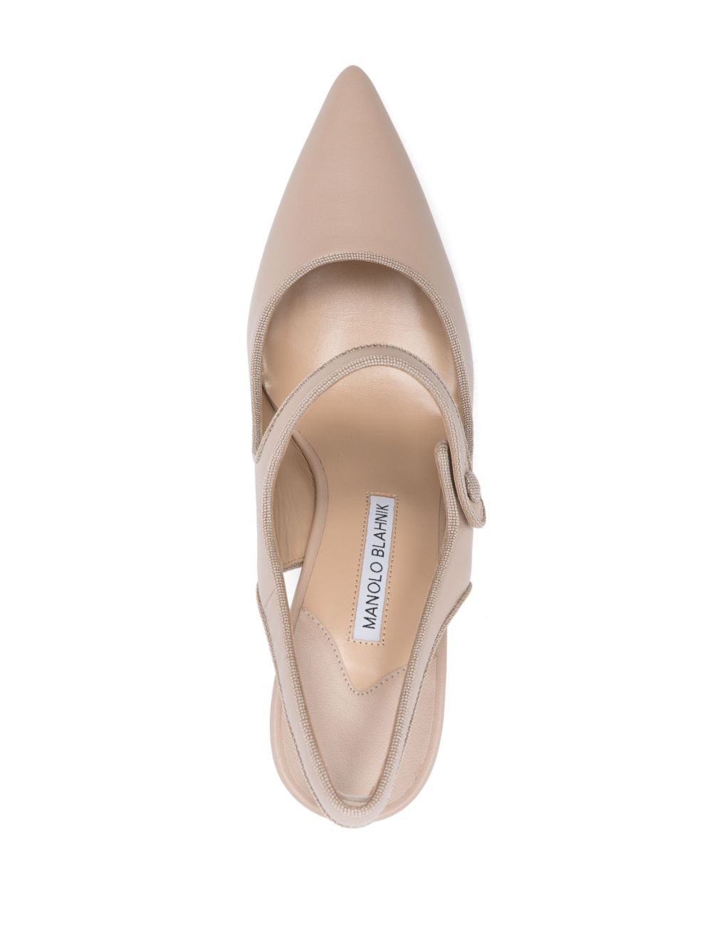 Manolo Blahnik 90mm Campari pumps Beige