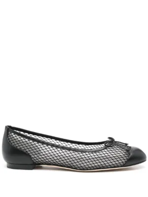 Manolo Blahnik（マノロ・ブラニク）バレエシューズ・フラット