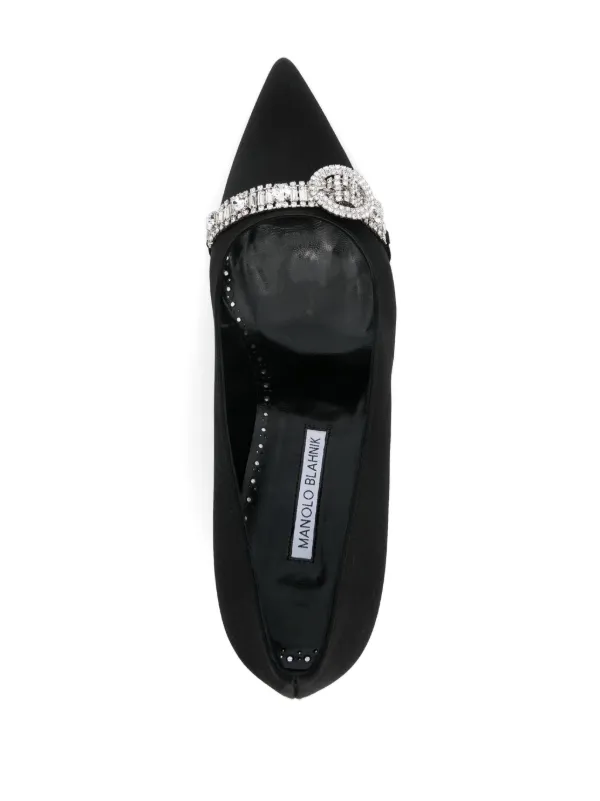 Manolo Blahnik Asapump 70mm パンプス | ブラック | FARFETCH JP