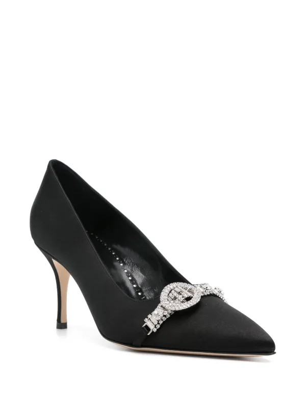 Manolo Blahnik Asapump 70mm パンプス | ブラック | FARFETCH JP