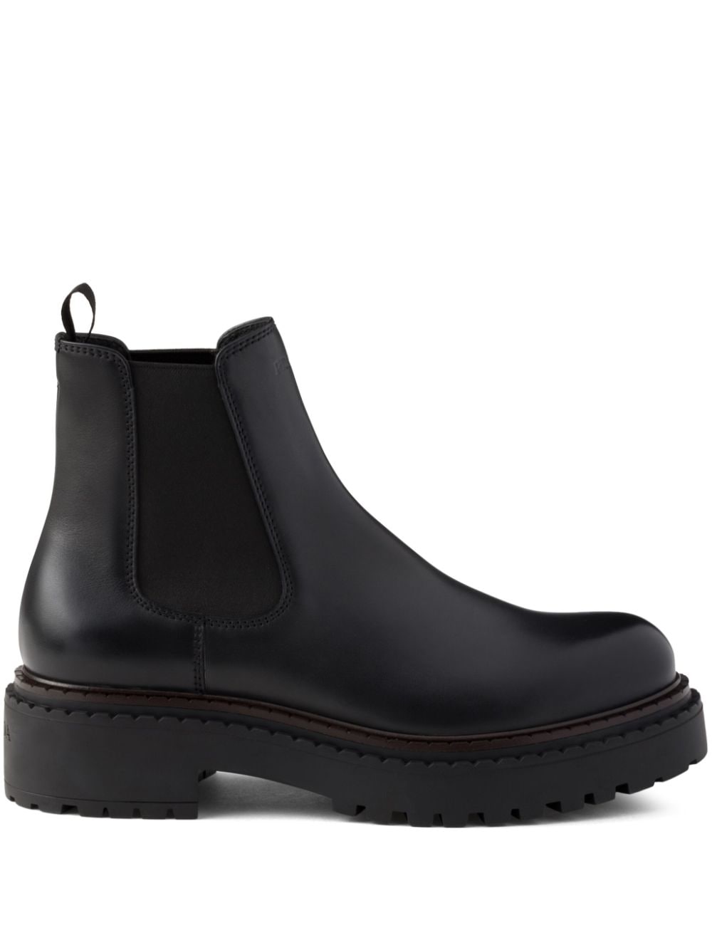 Prada leather Chelsea boots – Black