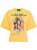 Kolor graphic-print cotton T-shirt - Yellow
