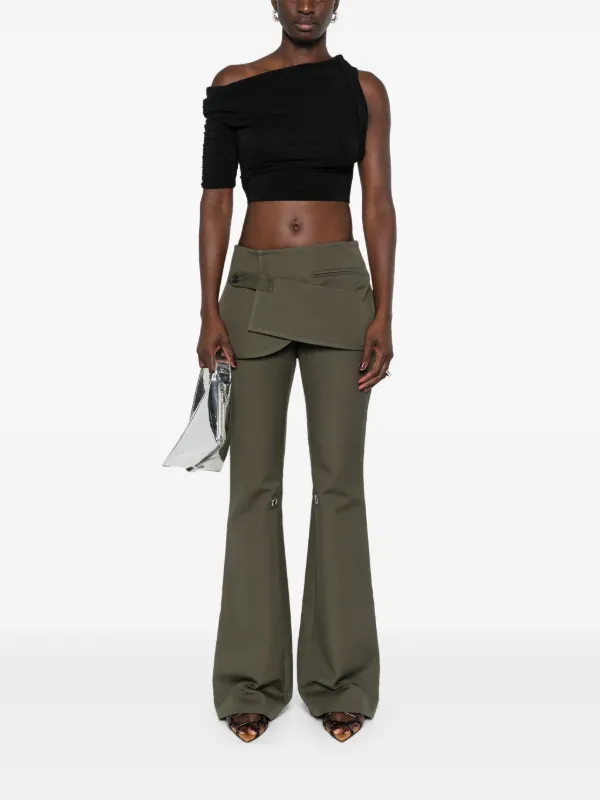 ボトムスその他 Courreges Military green cotton mini skirt trousers GUEST_a9c11e81-76b2-4741-bded-