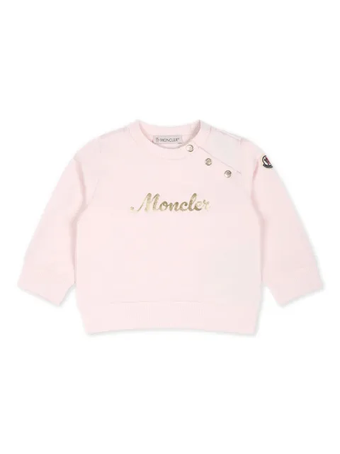 Moncler Enfant logo-print crew-neck sweatshirt
