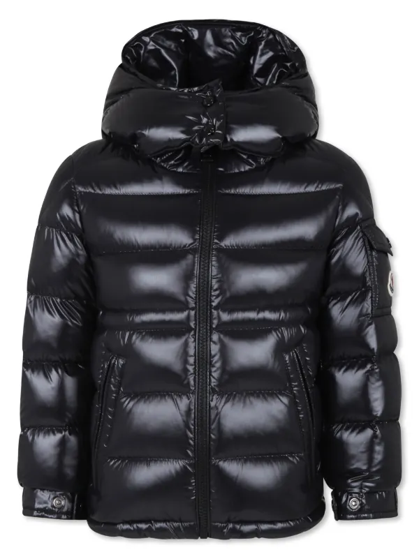 Moncler Enfant Hooded Puffer Jacket Black FARFETCH BH