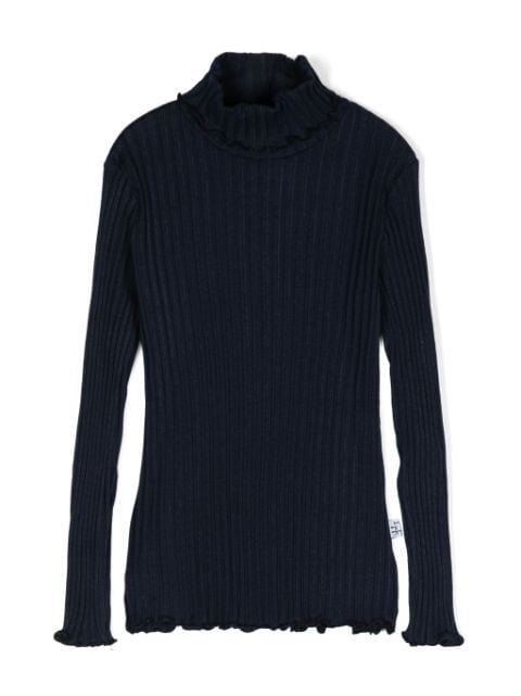 Il Gufo ribbed roll-neck jumper