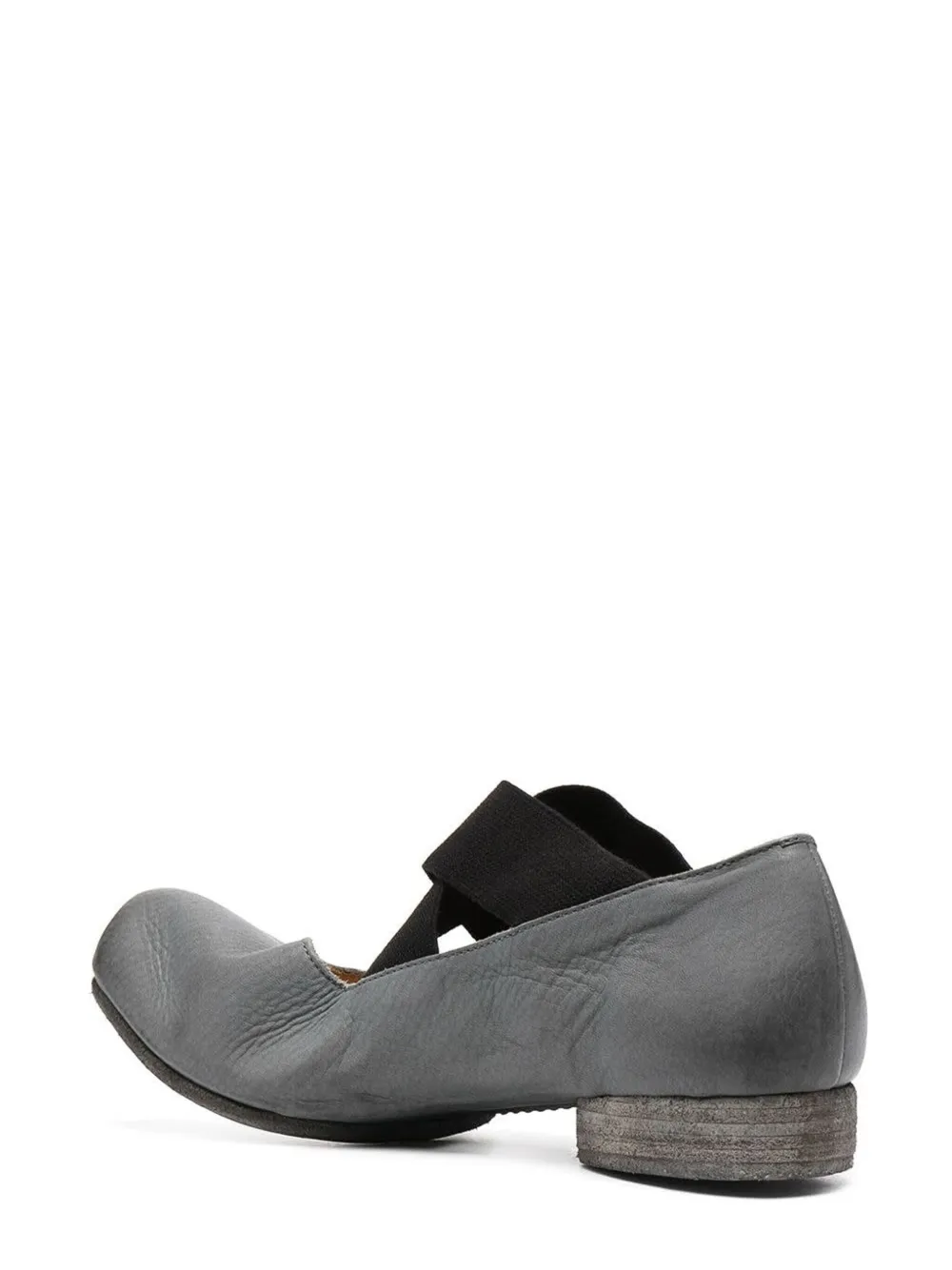 Uma Wang 25mm leather ballerina shoes Blauw