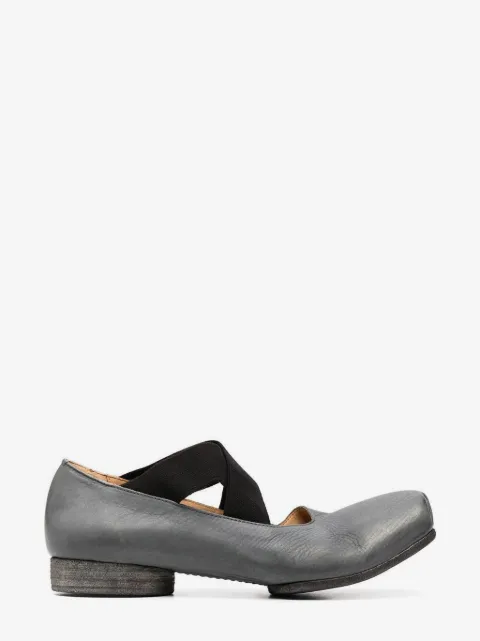 Uma Wang 25mm leather ballerina shoes