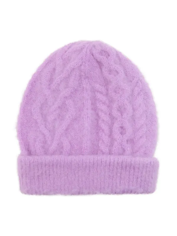 ISABEL MARANT|BEANIES (TOLIE (BE027MFA B3L03A 30MI)) ISABEL MARANT Tolie Beanie | Purple | FARFETCH UK