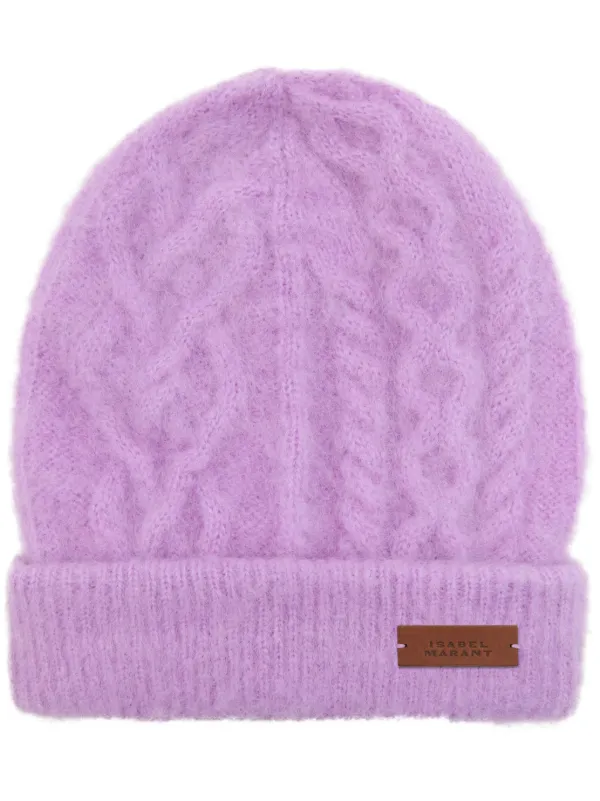 ISABEL MARANT｜BEANIES (TOLIE (BE027MFA B3L03A 30MI)) ISABEL MARANT Tolie Cable-Knit Beanie | endource