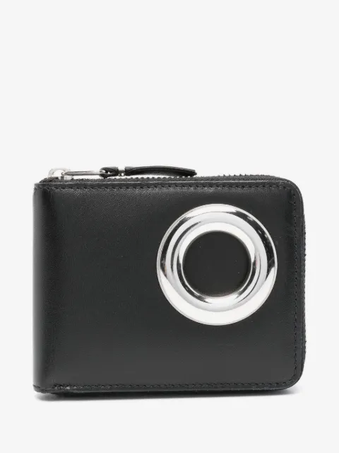 Comme Des Garçons Wallet eyelet-embellished leather wallet
