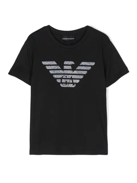 Emporio Armani Kids logo-print cotton T-shirt