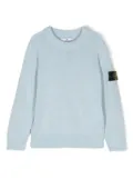 Stone Island Junior Compass-badge jumper - Blue