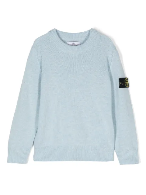 Stone Island Junior Compass-badge jumper