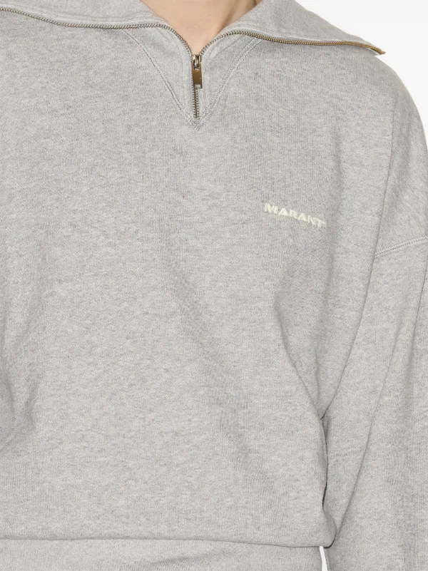 【関税&送料込】Marant Weloyan Sweatshirt MARANT Weloyan Sweatshirt | Grey | FARFETCH