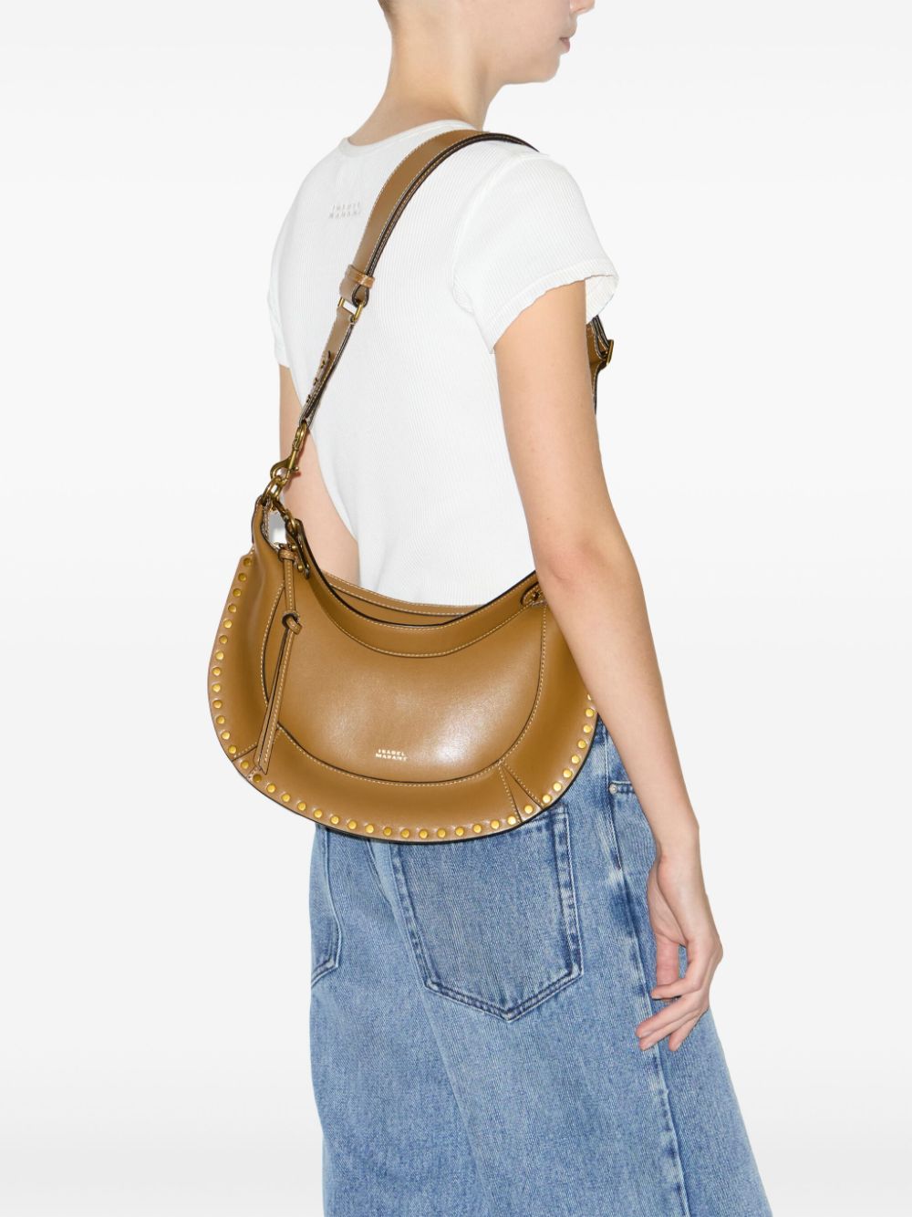 Shop Isabel Marant Naoko Shoulder Bag In Brown