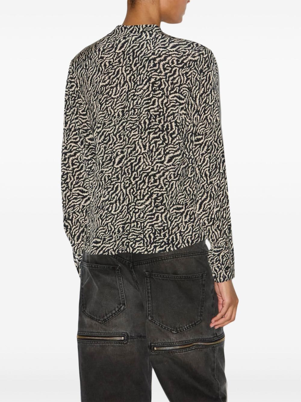 Shop Marant Etoile Vilda Blouse In Black