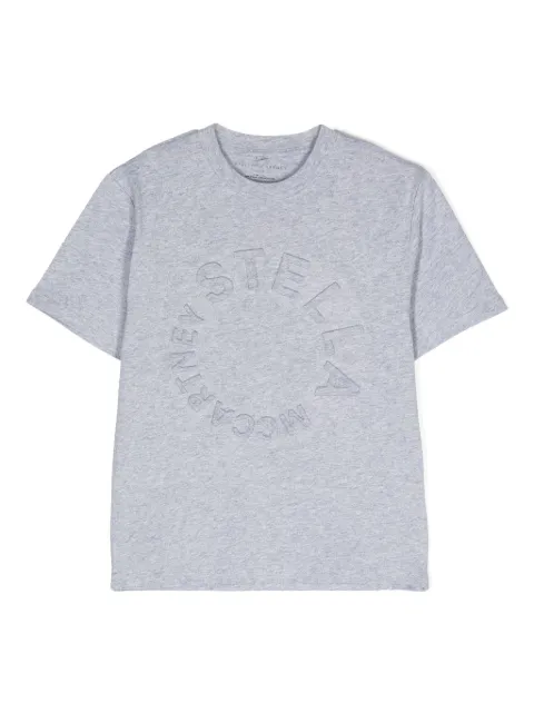 Stella McCartney Kids T-Shirt mit Logo-Prägung