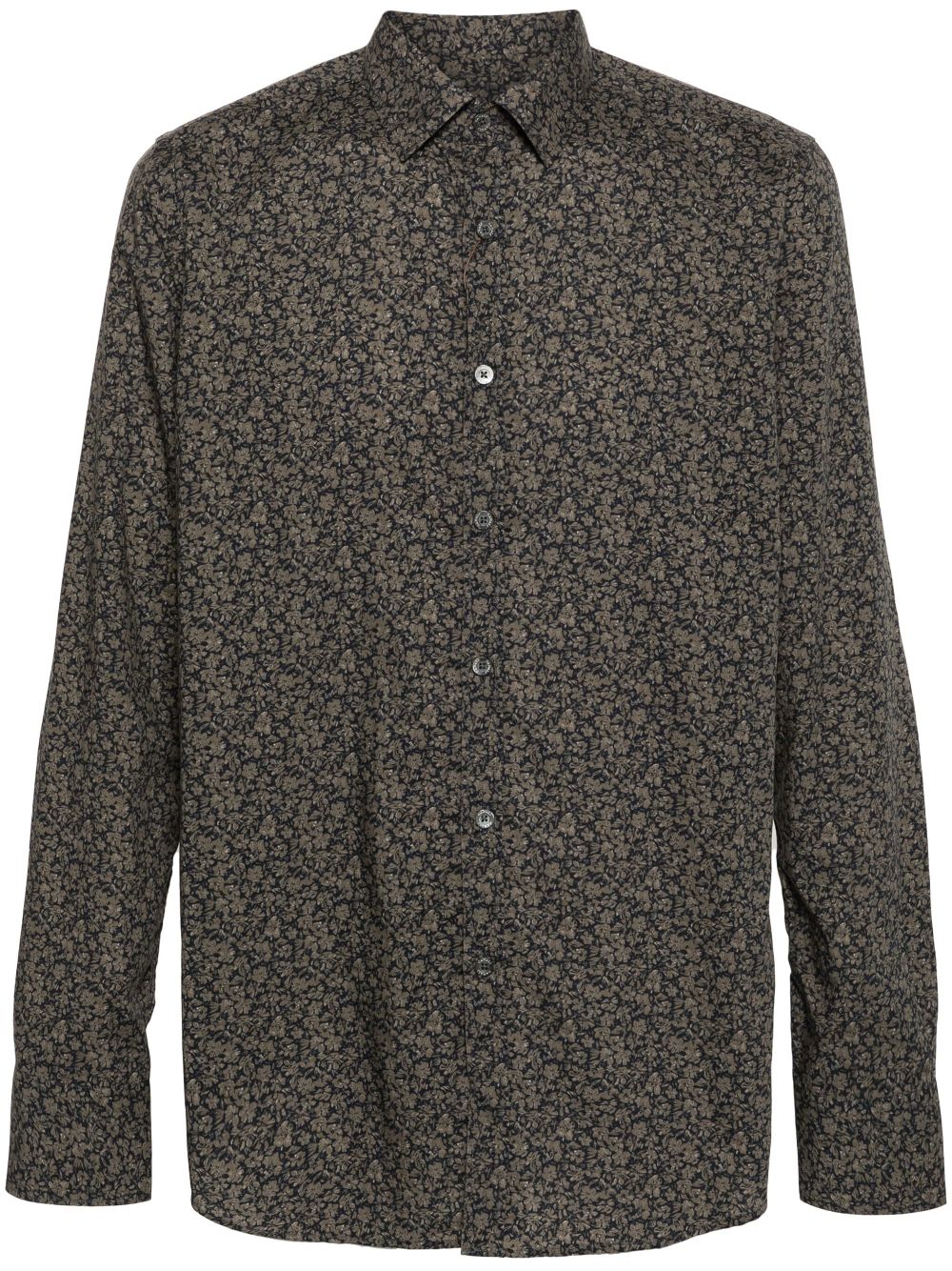 floral-print shirt