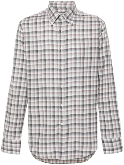 Canali camisa con cuadros estampados