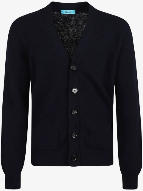 Drumohr v-neck lambs-wool cardigan