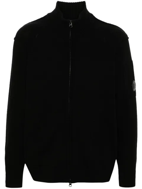 C.P. Company Lens-detailed zipped cardigan