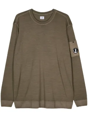 C.P. Company ハーフジップ セーター | ブルー | FARFETCH JP