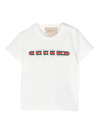 グッチキッズ☆Tシャツ☆size12 Gucci Kids ロゴ Tシャツ | ホワイト | FARFETCH JP