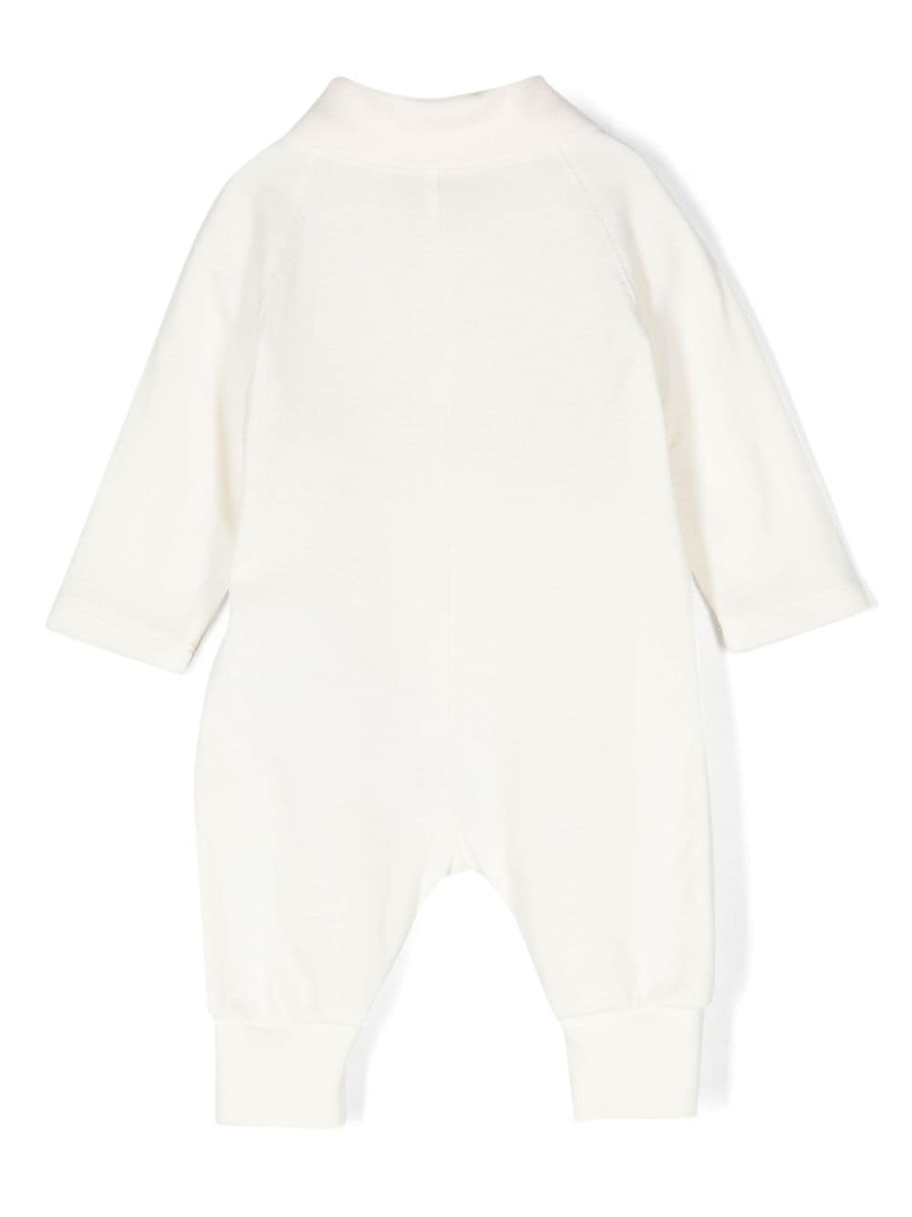 Gucci Kids Piqué romper met Web-detail - Beige