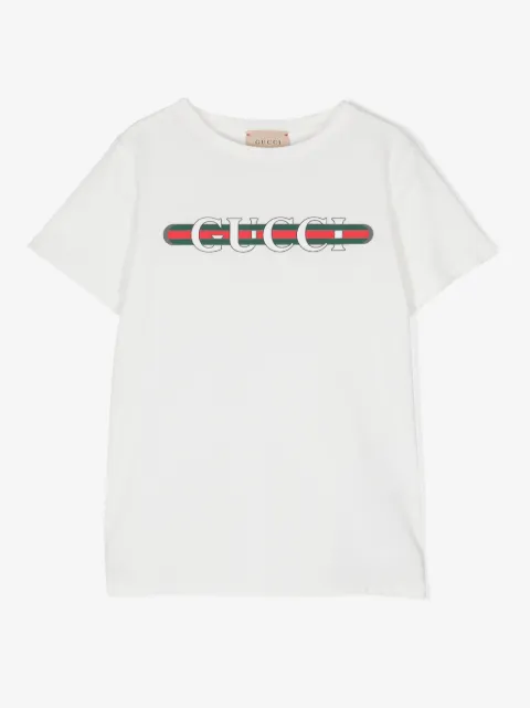 Gucci Kids logo-print cotton T-shirt