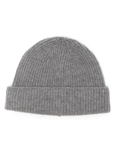 Canali ribbed beanie hat