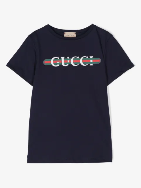 Gucci Kids logo-print cotton T-shirt
