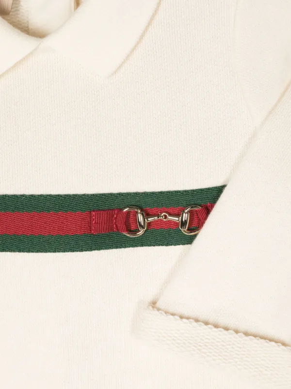 Gucci Kids ウェブディテール ロンパース | ニュートラル