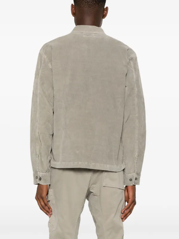 C.P. COMPANY レンスティテルフリススウェットシャツ 【関税込】 C.P. Company レンズディテール シャツ | グレー | FARFETCH JP