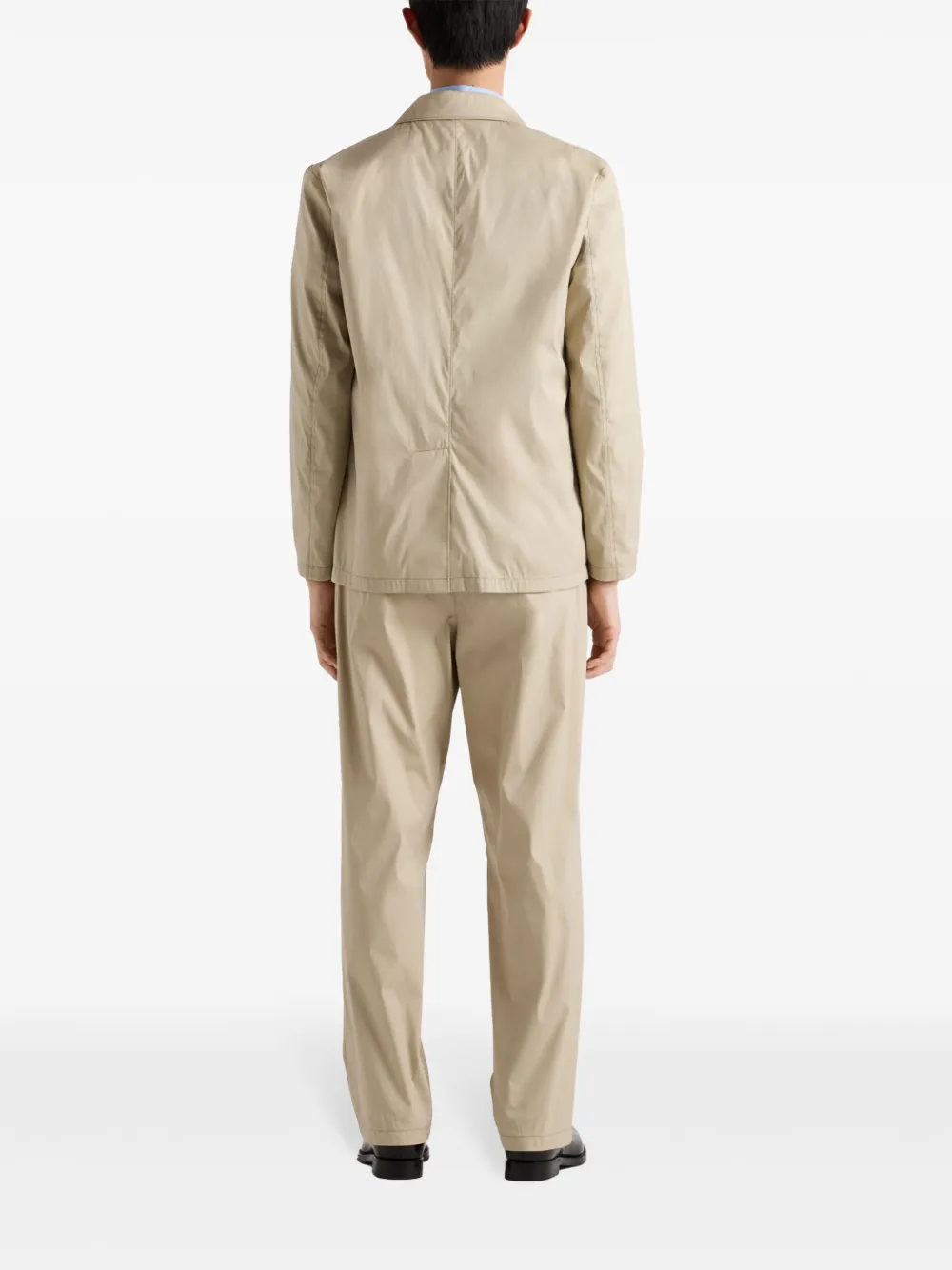 Prada Shirtjack met patch Beige