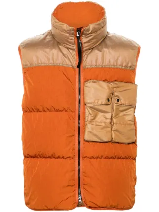 C.P. Company Eco Chrome-R ダウンベスト | オレンジ | FARFETCH JP