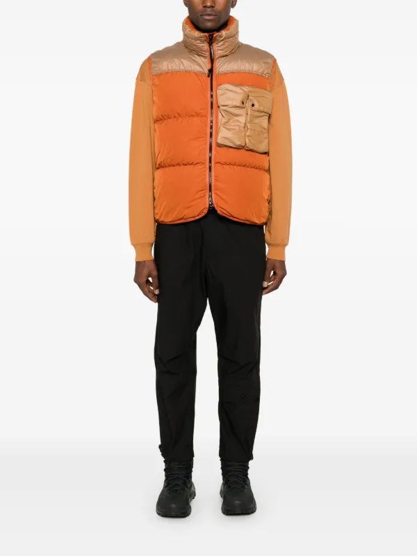 C.P. Company Eco Chrome-R ダウンベスト | オレンジ | FARFETCH JP