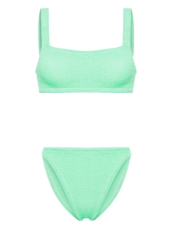 【関税込み】Hunza G グリーン Xandra ビキニ Hunza G Xandra Bikini Set in Emerald | REVOLVE